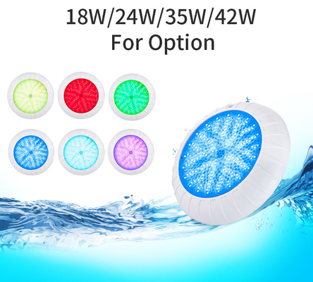 12V 18W Podwodne oświetlenie basenowe Zmiana koloru RGB IP68 Wodoodporne oświetlenie basenowe LED