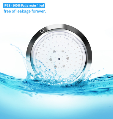 Wodoodporny 12-woltowy naścienny oświetlenie basenowe LED 120MM Materiał SS316L