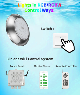 Smukły SMD2835 naścienny LED Pool Light 210MM Switch WiFi Control