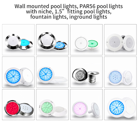 2-calowe oświetlenie LED basenowe z włókna szklanego
