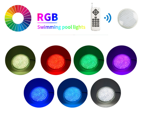 PAR56 Plastikowe oświetlenie basenowe LED RGB Astral Zamiennik 18W 12V AC