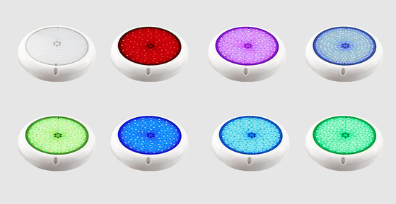 Montowane na powierzchni RGB wielokolorowe oświetlenie basenowe LED