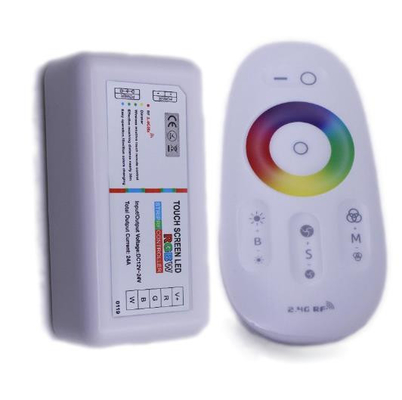 kupować Stabilny bezprzewodowy kontroler LED RGBW 12V 2.4G z ekranem dotykowym online manufacture