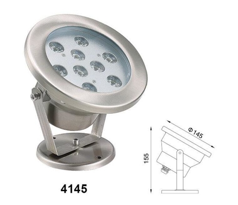 145x155mm podwodne oświetlenie punktowe, 9W niskonapięciowe podwodne oświetlenie LED