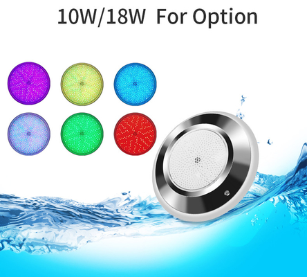 35W 18W 316LSS Wall Mounted LED Pool Light RGB Cool White 230MM