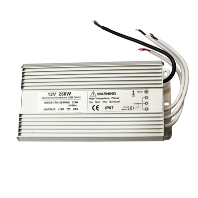 Trwały wodoodporny zasilacz LED 120 V 220 V IP67 Aluminiowy materiał z tworzywa sztucznego