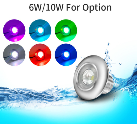COB 316LSS LED Fiberglass Pool Light 2 Inch 10W Cool White Warm White